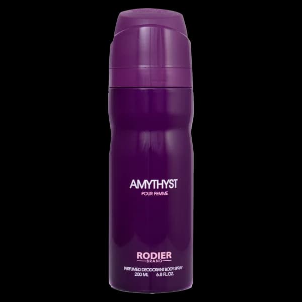 اسپری بدن زنانه رودیر مدل آمیتیس Amythyst حجم 200 میلی لیتر