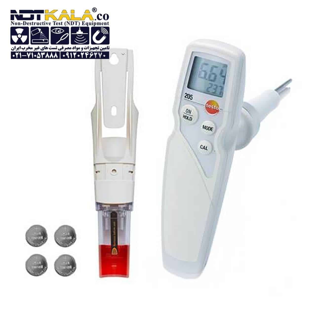 PH متر دیجیتال گوشت تستو TESTO 205 — تصویر ۲