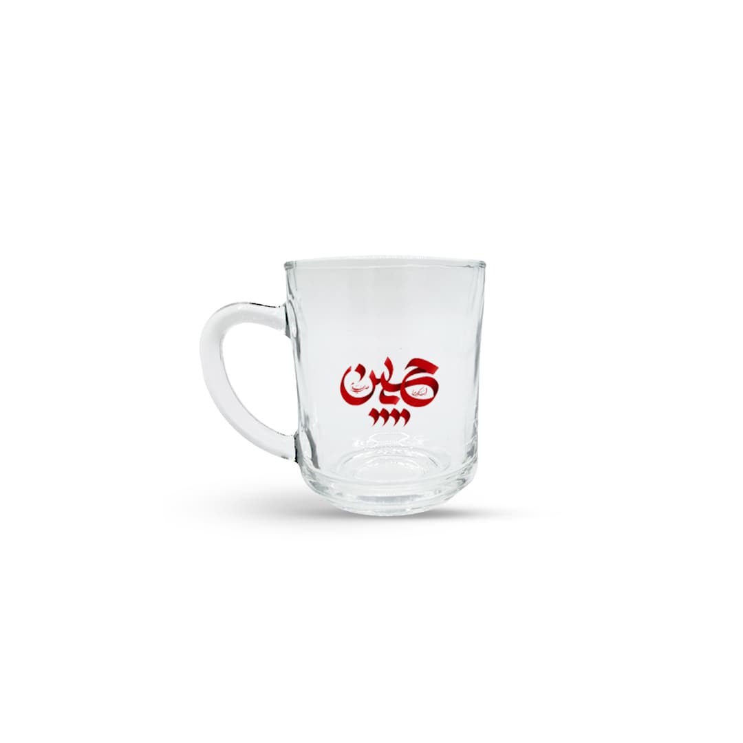 نیم لیوانی طرح یا حسین کد 2972
