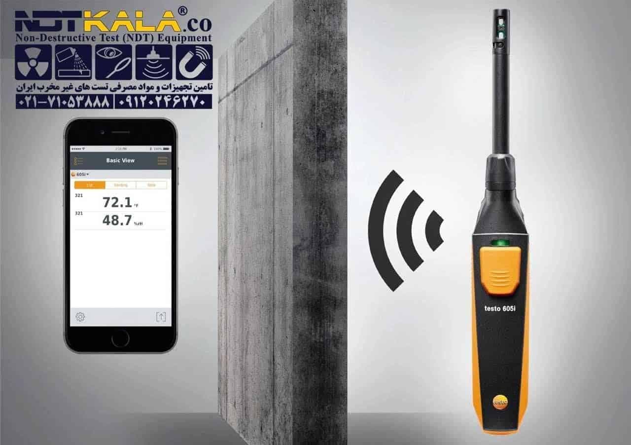 دماسنج و رطوبت سنج تستو TESTO 605i — تصویر ۳