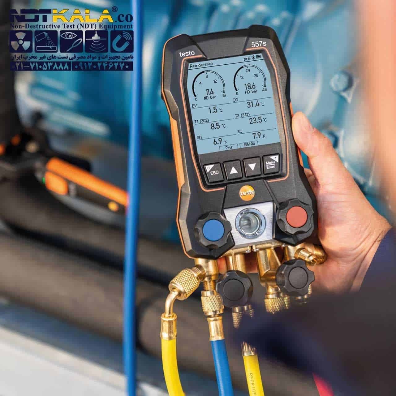 گیج منیفولد دیجیتال تستو TESTO 557 — تصویر ۶