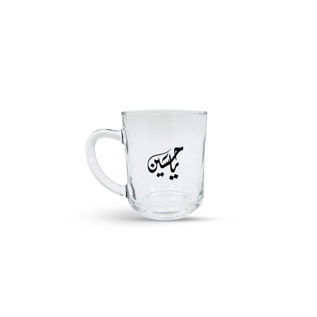 نیم لیوانی طرح یا حسین کد 2962