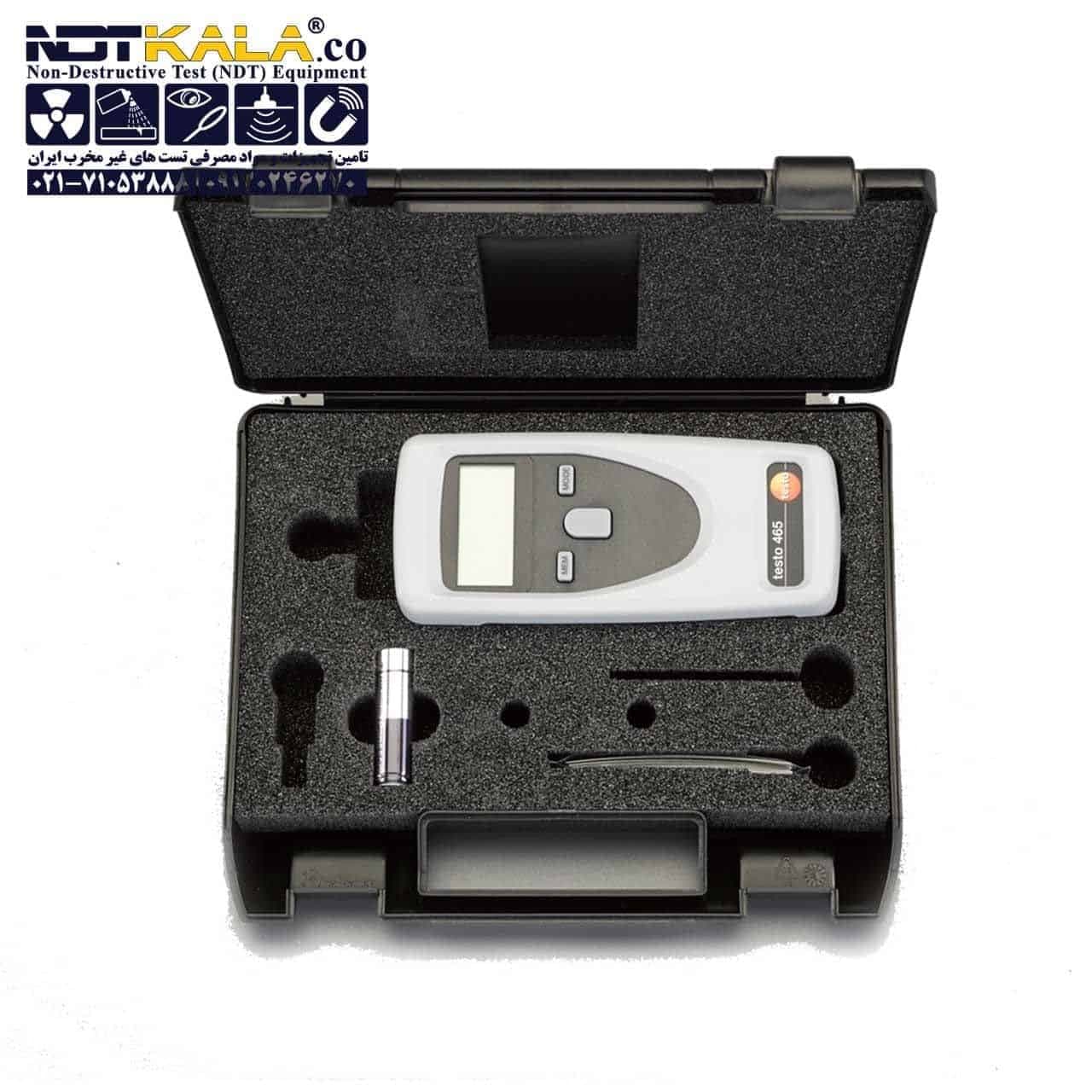 تاکومتر دورسنج لیزری تستو TESTO 465 — تصویر ۴