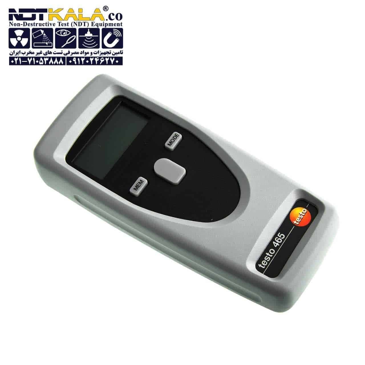 تاکومتر دورسنج لیزری تستو TESTO 465 — تصویر ۲