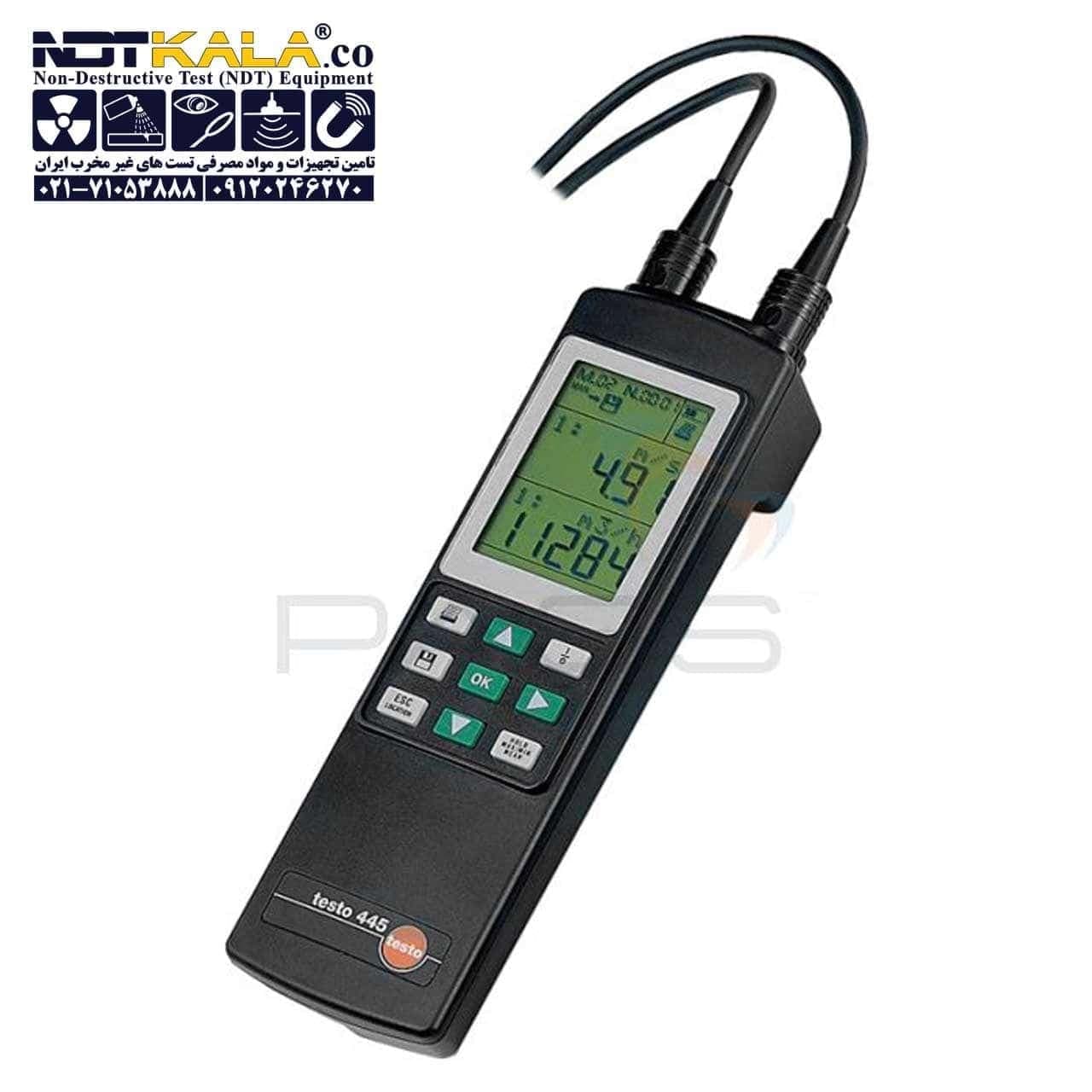 تستر سیستم تهویه مطبوع تستو TESTO 445 — تصویر ۲