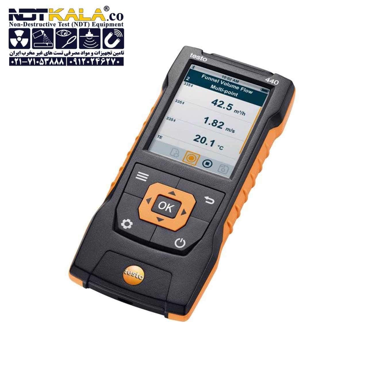 بادسنج و کیفیت سنج هوا تستو TESTO 440DP — تصویر ۲