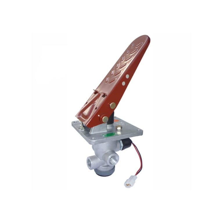 پدال ترمز (شیر -سوپاپ) لودر چینی ZL50 800901158 SLZD-3514002 / 9F850-36A020000A0 چهار سوراخ -با سنسور