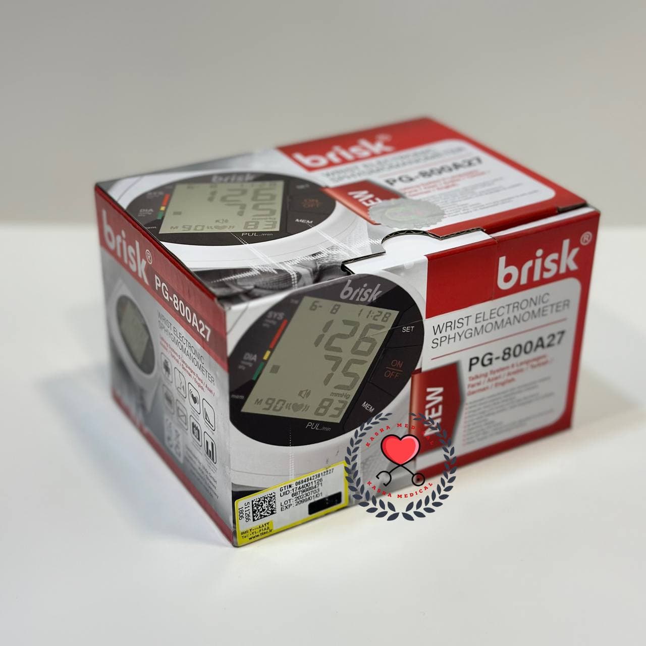 فشارسنج مچی سخنگو PG800-A27 بریسک Brisk