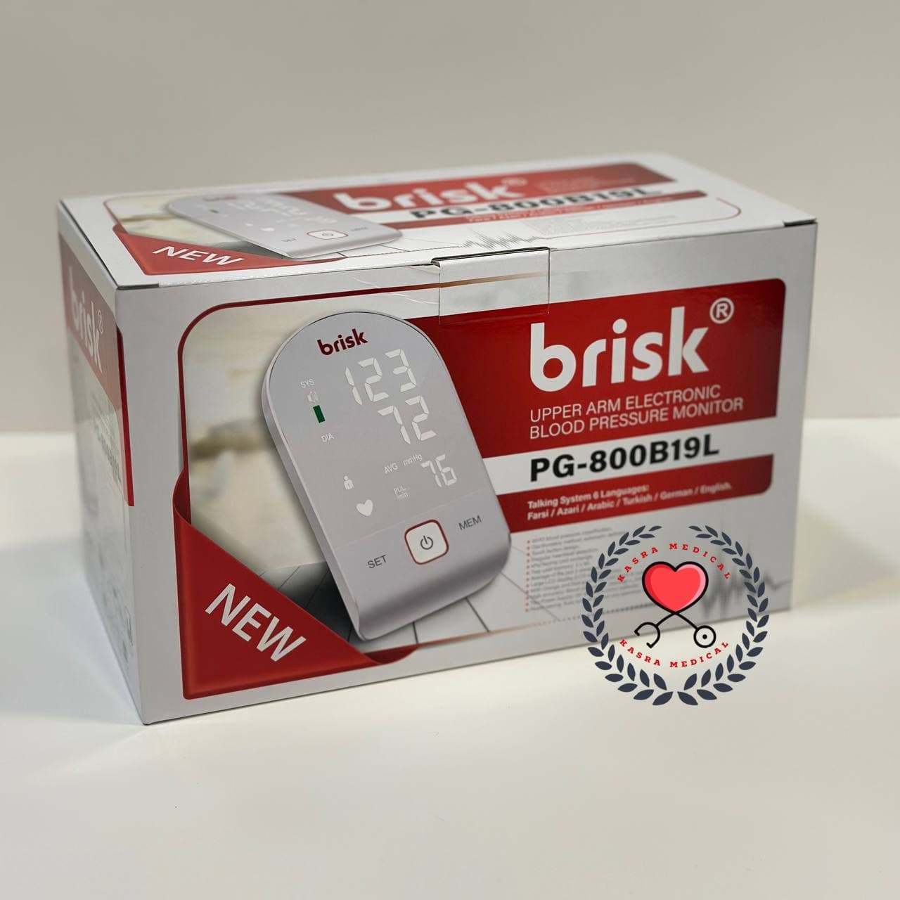 فشارسنج دیجیتالی سخنگو PG800-B19L بریسک Brisk