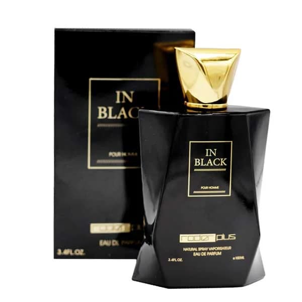 ادو پرفیوم مردانه رودیر پلاس مدل اين بلک In Black حجم 100 میلی لیتر — تصویر ۴