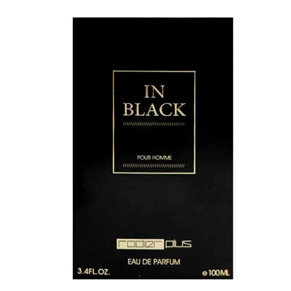 ادو پرفیوم مردانه رودیر پلاس مدل اين بلک In Black حجم 100 میلی لیتر — تصویر ۳