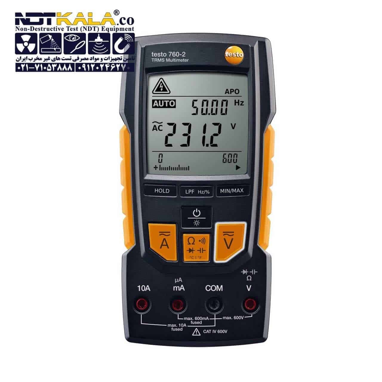 مولتی متر دیجیتال تستو TESTO 760 — تصویر ۲
