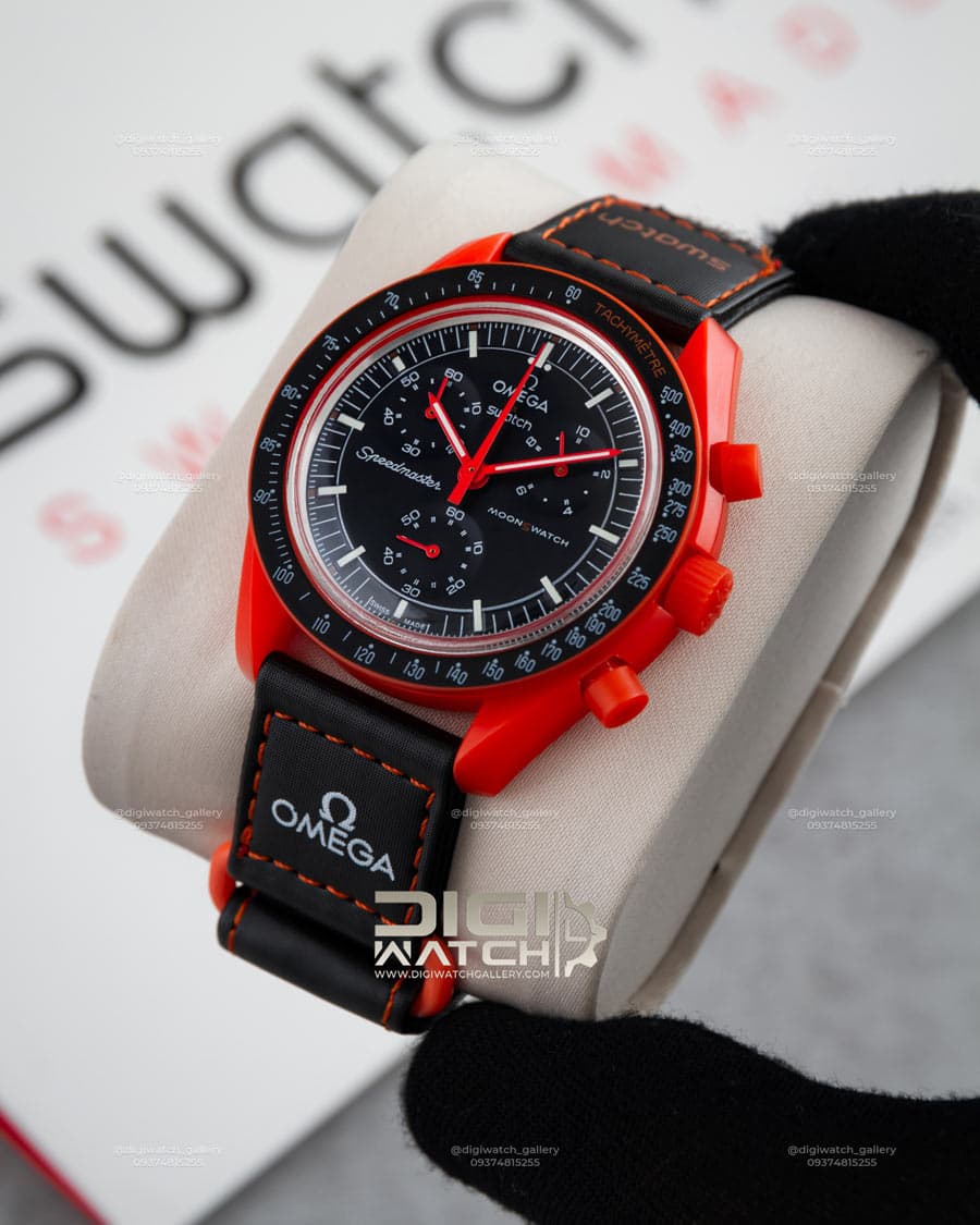 ساعت امگا سواچ مدل لاوا Omega Swatch Mission to Earth-Lava