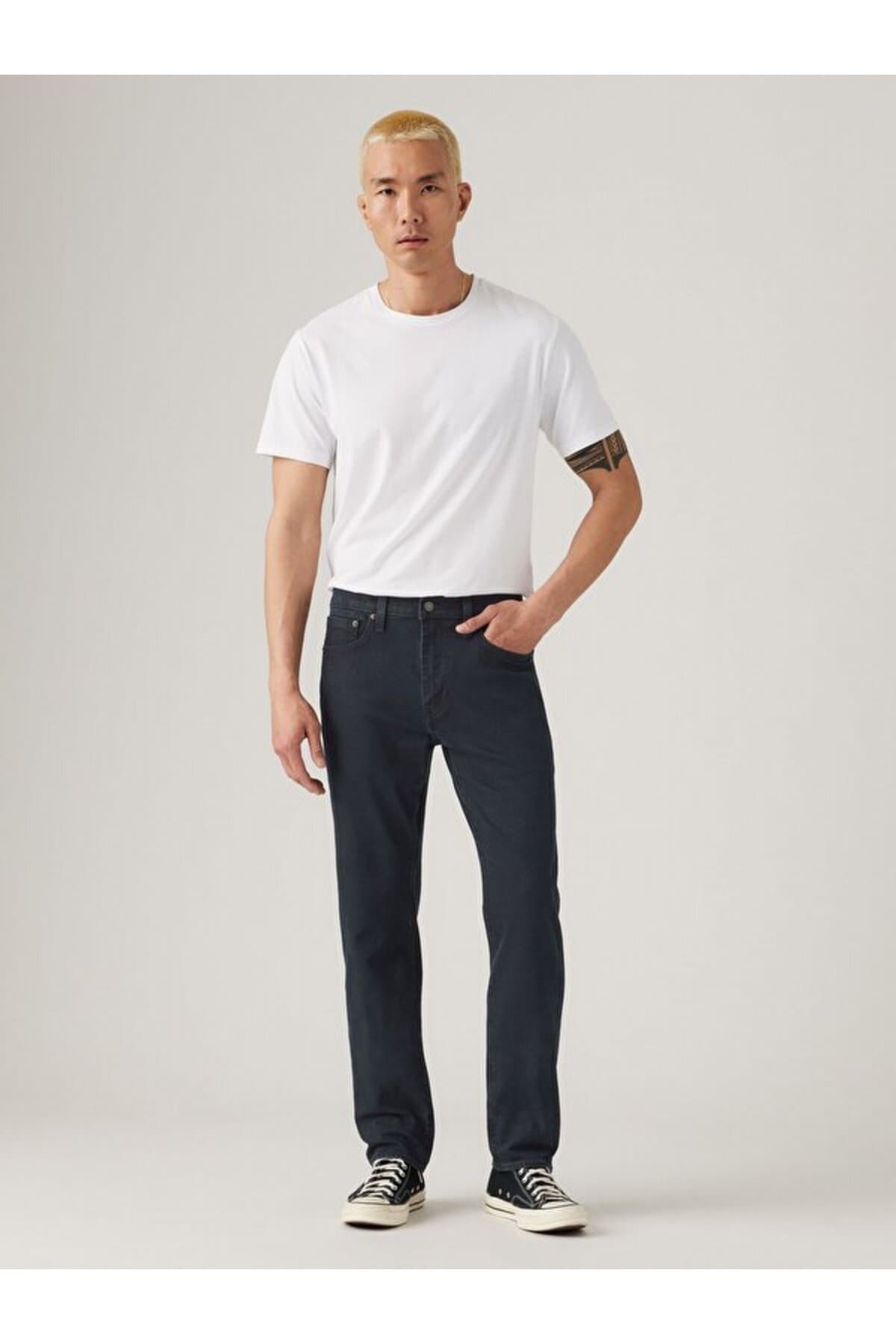 شلوار جین لیوایز مردانه پنبه ای آبی راسته Regular/رگولار فاق نرمال Slim/اسلیم فیت کژوال/روزمره | Levi’s A208800520 PK