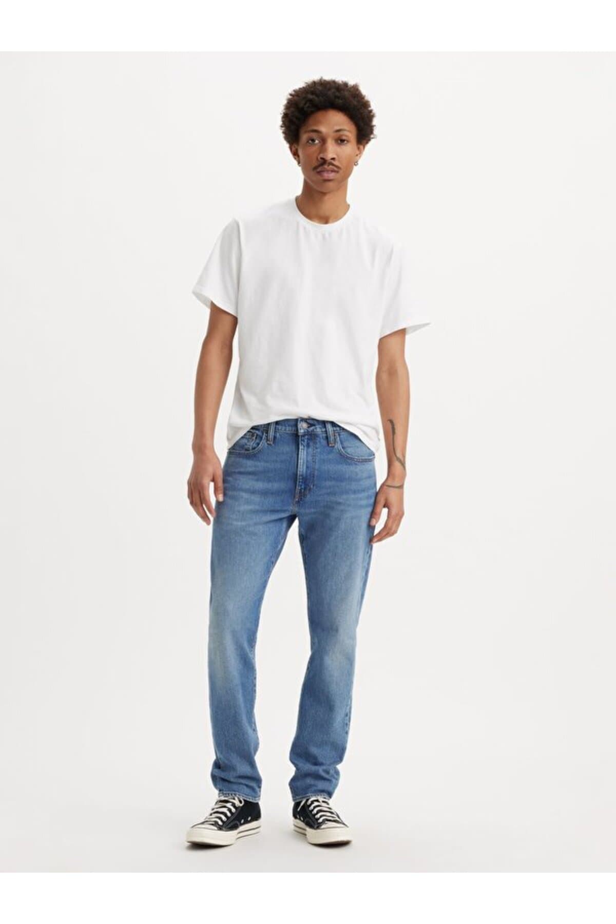 شلوار جین لیوایز مردانه جین آبی سرمه ای راسته Regular/رگولار فاق نرمال کژوال/روزمره | Levi’s A208800330 PK