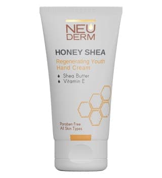 کرم مرطوب‌کننده و نرم‌کننده نئودرم مدل Honey Shea با عصاره عسل و شی باتر، ضد التهاب، حاوی ویتامین E، حجم 50 میلی‌لیتر، مناسب استفاده روزانه برای دست و صورت