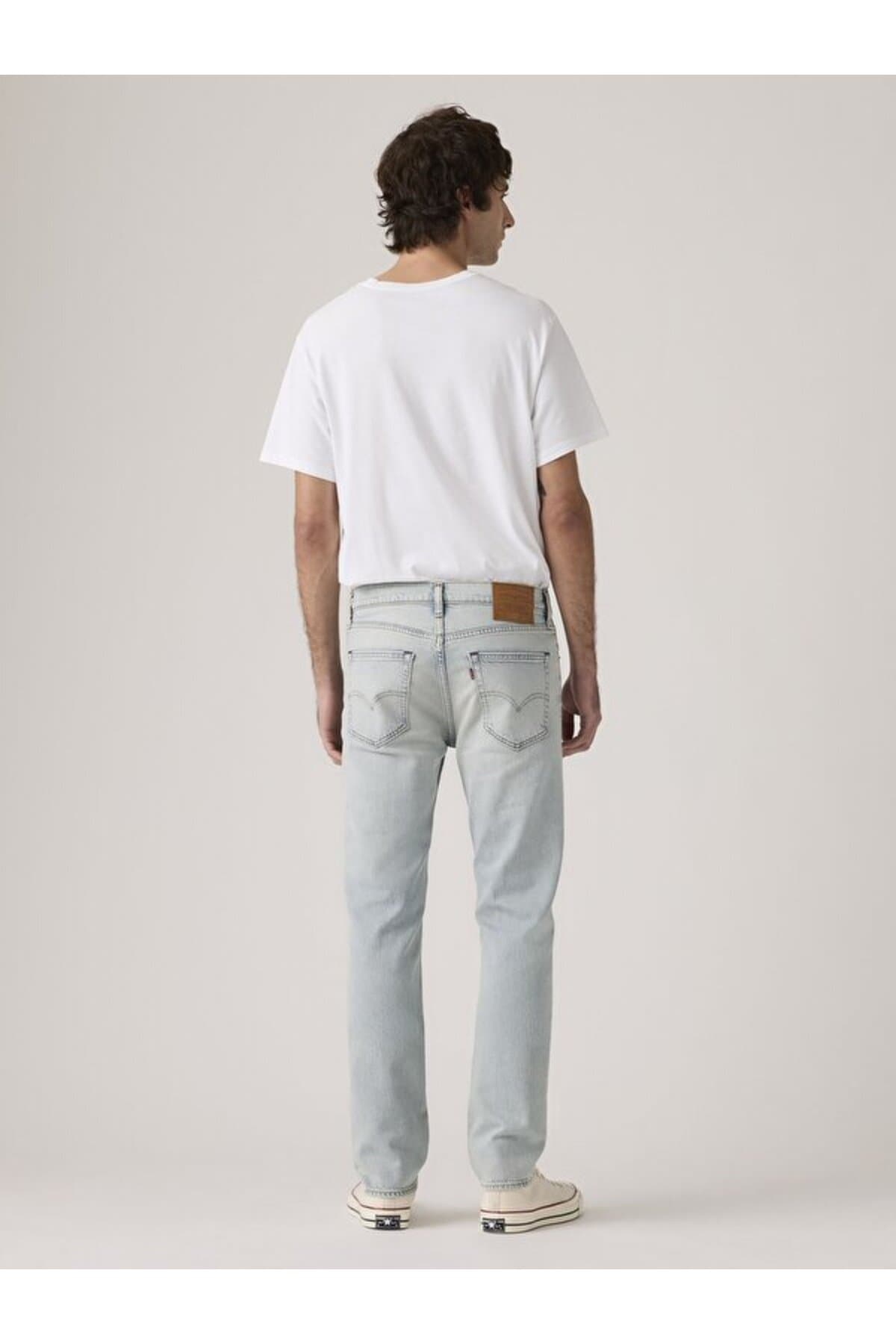 شلوار جین لیوایز مردانه پنبه ای آبی راسته Regular/رگولار فاق نرمال Slim/اسلیم فیت | Levi’s A208100780 PK — تصویر ۴