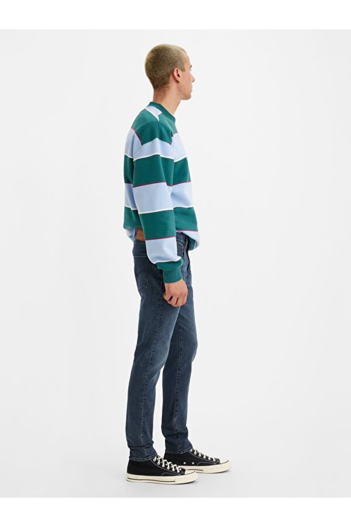 شلوار جین لیوایز مردانه پنبه ای آبی راسته Regular/رگولار فاق نرمال Slim/اسلیم فیت کژوال/روزمره | Levi’s A208700770 PK — تصویر ۳