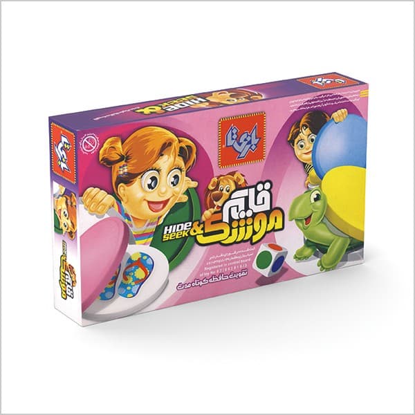 بازی فکری تقویت حافظه قایم موشک مناسب رده سنی +5