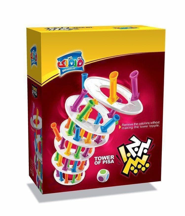 بازی فکری، مهارتی و تعادلی برج پیزا برند قلقلک مناسب رده سنی +5