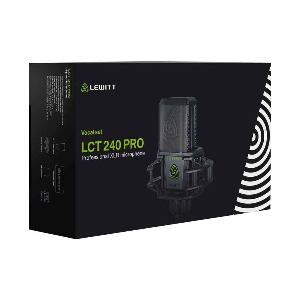 میکروفن Lewitt LCT 240 PRO Black Bundle کارکرده — تصویر ۵