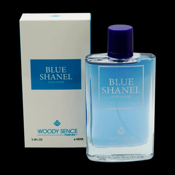 ادو پرفیوم مردانه وودی سنس مدل بلو شنل Blue Shanel حجم 100 میلی لیتر — تصویر ۲