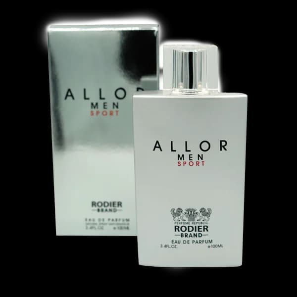 ادو پرفیوم مردانه رودیر مدل الور من اسپورت Allor Men Sport حجم 100 میلی لیتر — تصویر ۲
