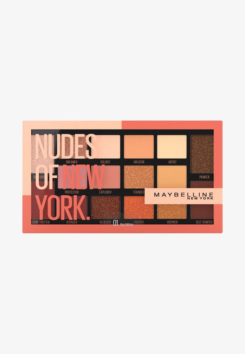 پالت سایه میبلین مدل Nudes Of New York