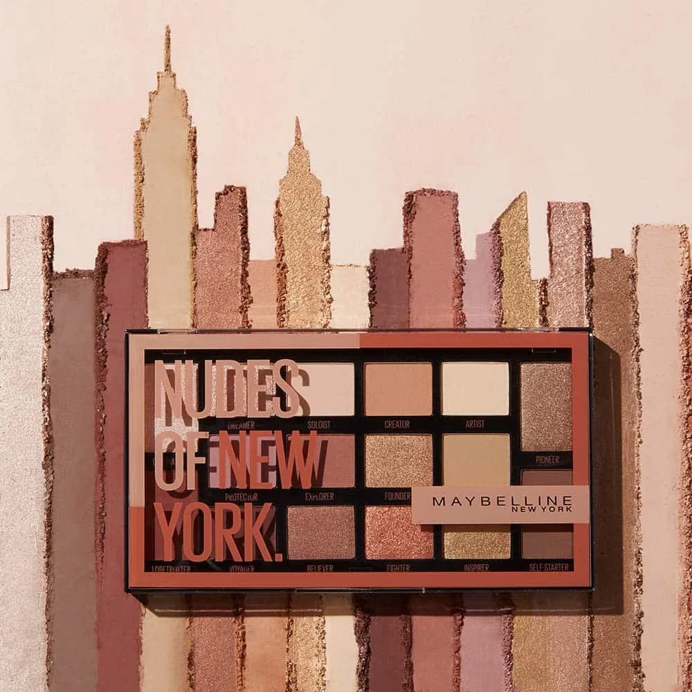 پالت سایه میبلین مدل Nudes Of New York — تصویر ۱۲