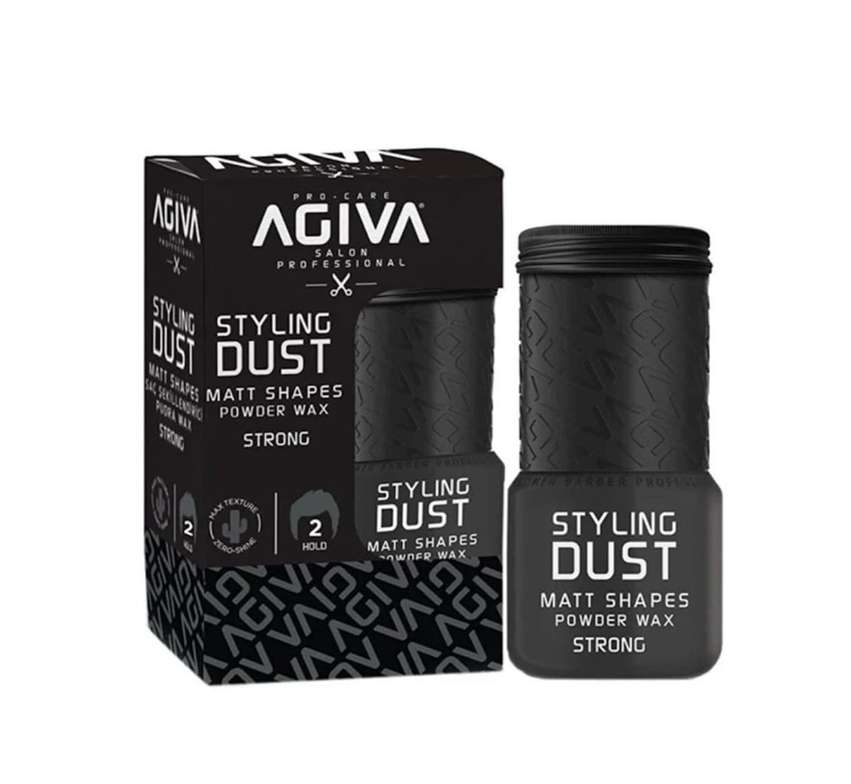 پودر حالت دهنده مو آگیوا مشکی 2 AGIVA Styling Dust Powder Wax Strong