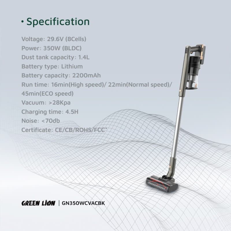 جاروبرقی توربو پرو گرین لاین مدل Turbo Pro Vacuum Cleaner 119420 — تصویر ۹