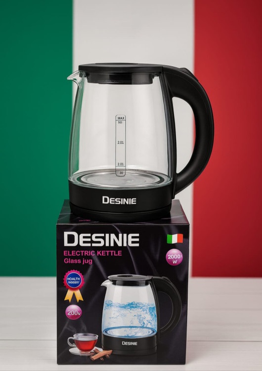 کتری برقی شیشه‌ای مدل Desine Glass Kettle — تصویر ۳