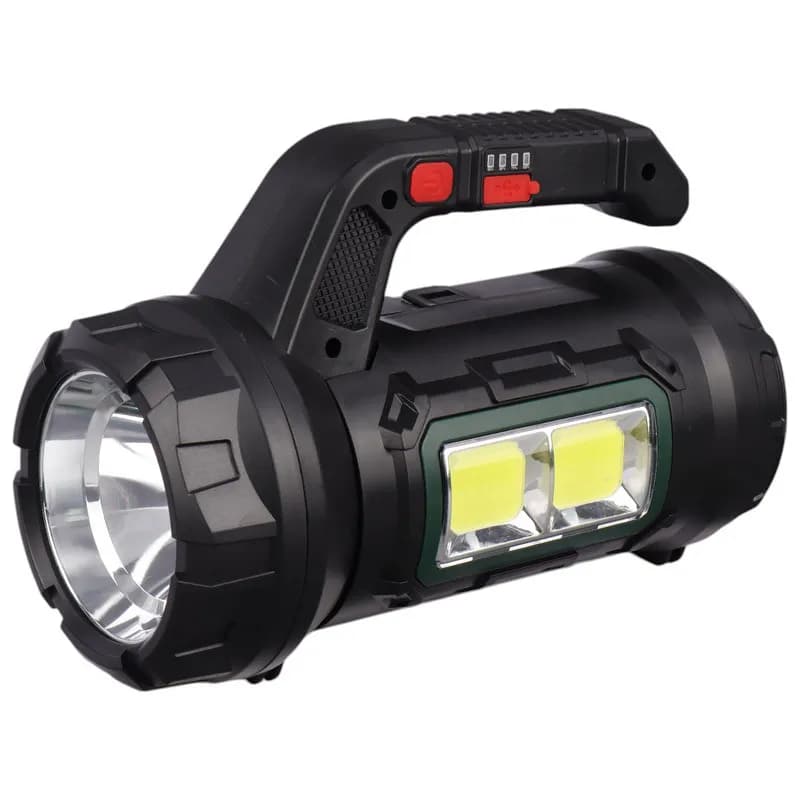 چراغ قوه شارژی Tool Light HM-7729G؛ نور T6 و COB با 480 لومن