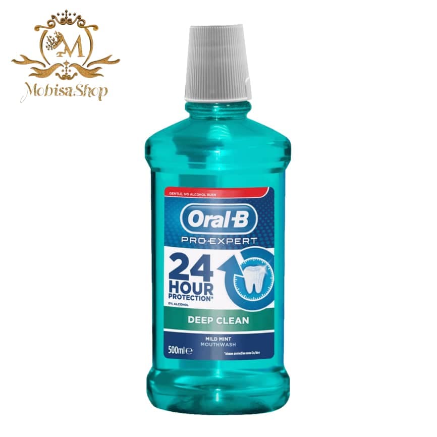 دهانشویه اورال بی مدل Pro Expert Deep Clean حجم 500 میل