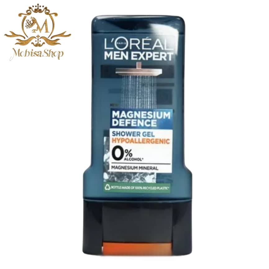 ژل دوش MAGNESIUM DEFENCE صفر درصد الکل 300 میلی لیتری