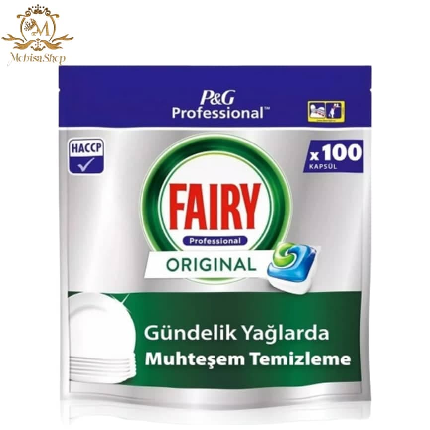 قرص ظرف شویی فیری 100 عددی اورجینال — تصویر ۳