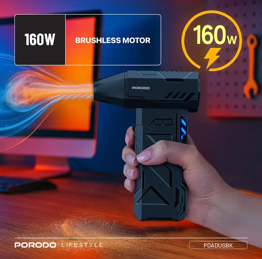 جت فن توربو پرودو مدلPorodo Turboblast Portable Air Blower PDADUS — تصویر ۵