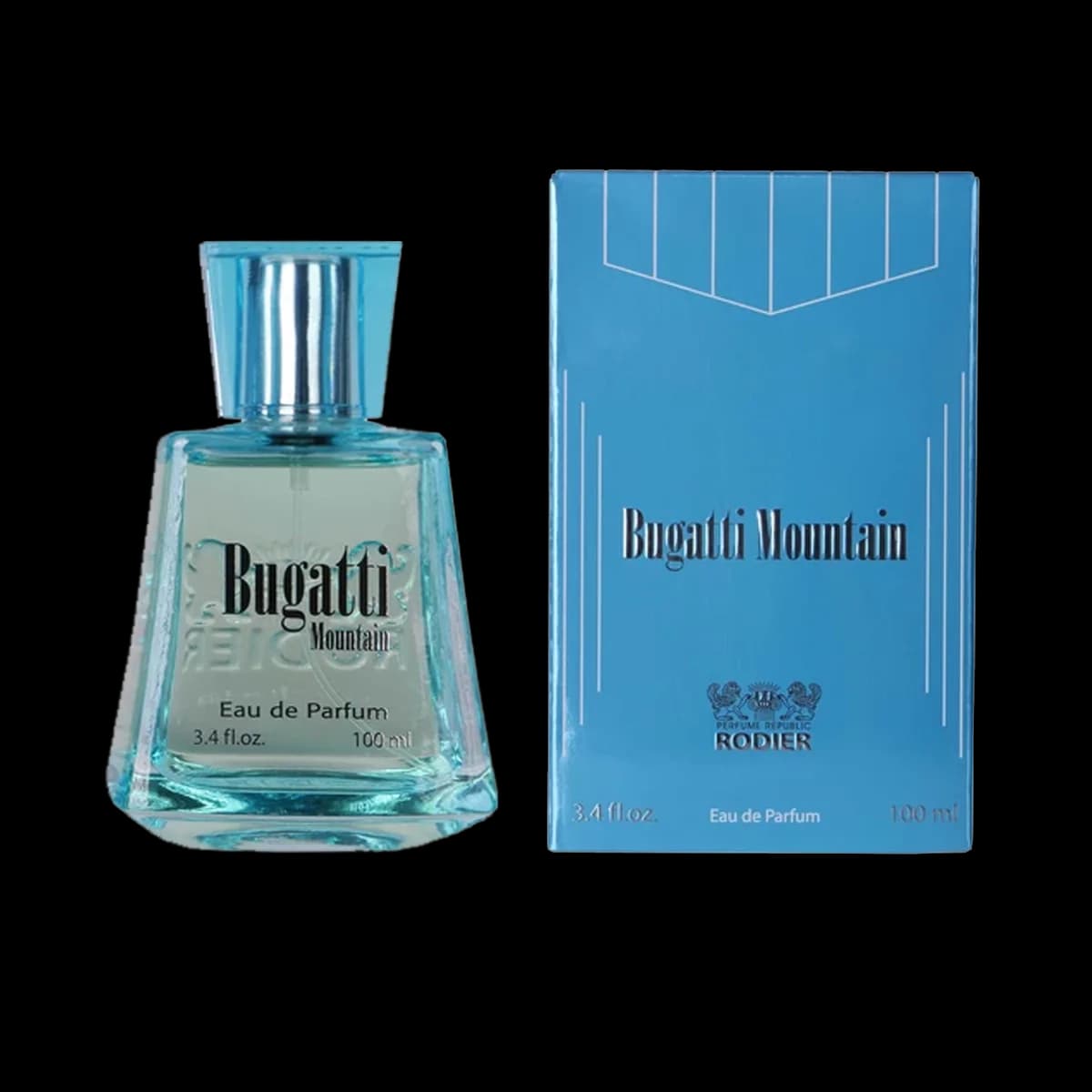 ادو پرفیوم مردانه رودیر مدل بوگاتی مونتاین Bugatti Mountain حجم 100 میلی لیتر — تصویر ۳