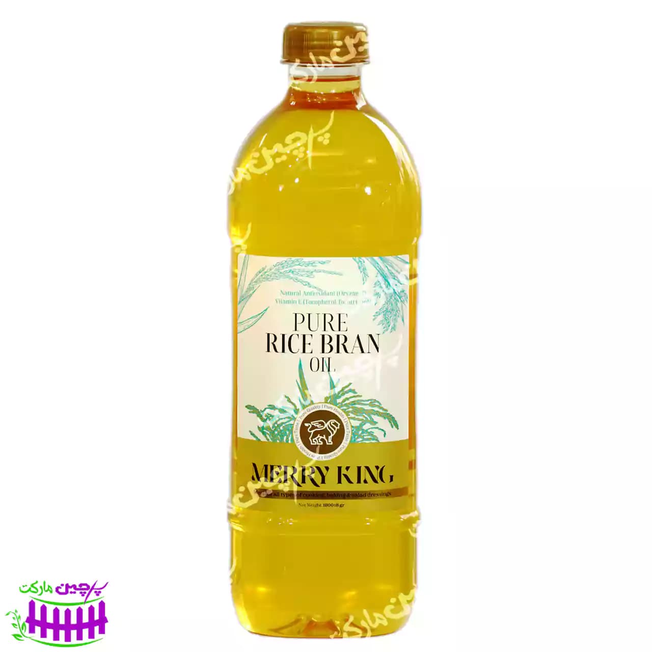 روغن سبوس برنج مری کینگ پالایش برای پخت و پز 2 لیتر (merry king)