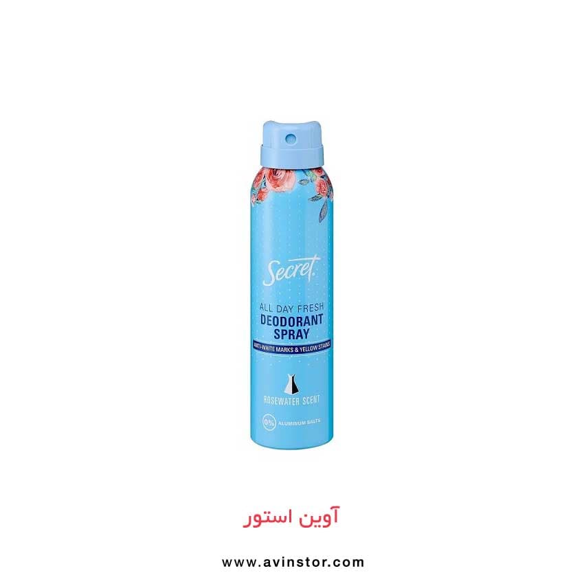 اسپری دئودورانت سکرت مدل Rosewater Scwnt