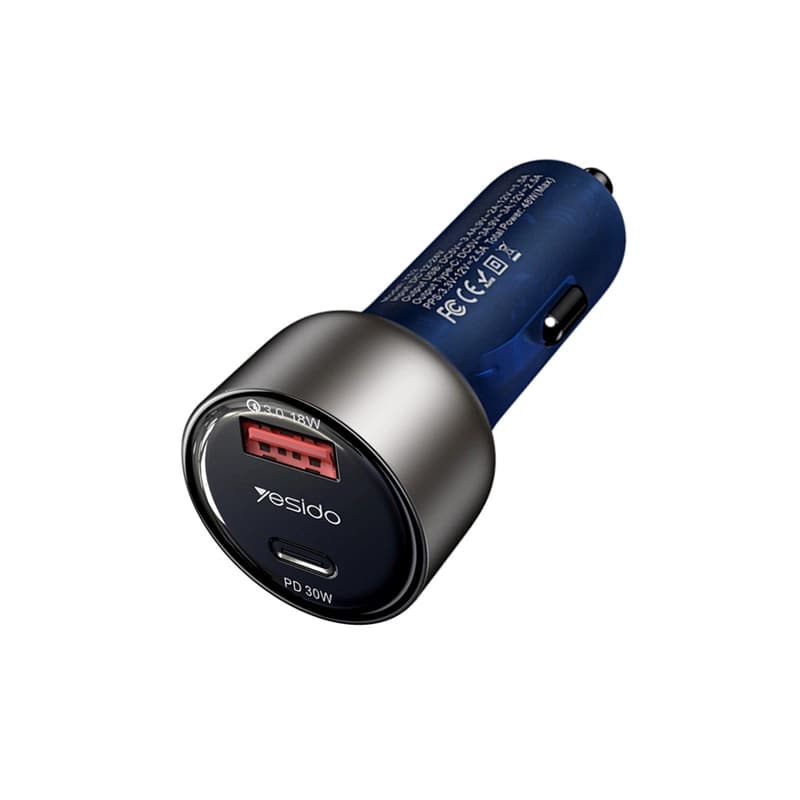شارژر فندکی YESIDO Y52 48W — تصویر ۲