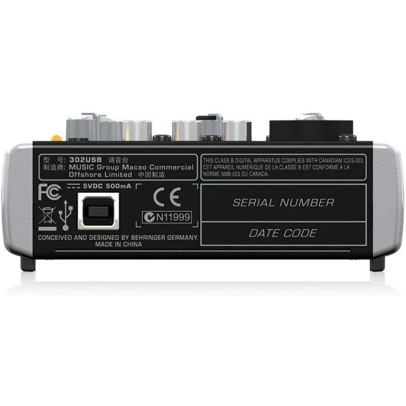 میکسر بهرینگر Xenyx 302USB — تصویر ۳