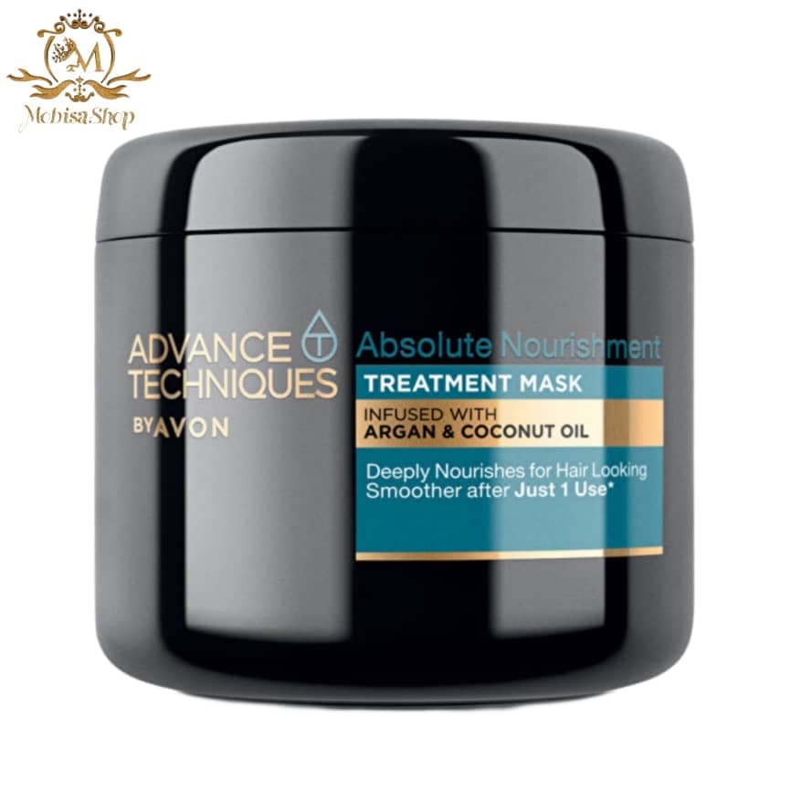 ماسک مو آوون Avon با روغن آرگان و نارگیل برای موهای خشک حجم 375 میل