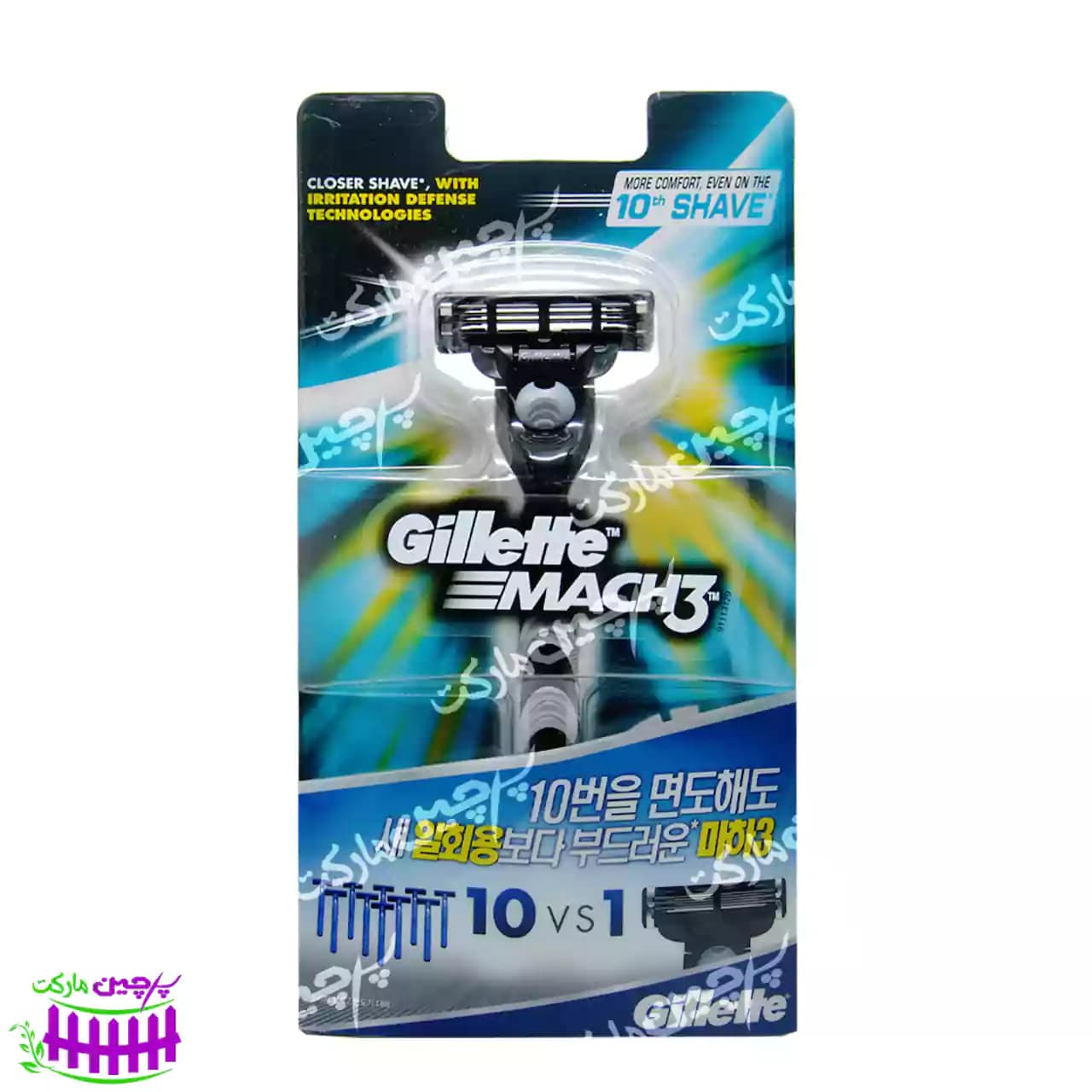 دسته تیغ اصلاح مچ تری ژیلت – gillette