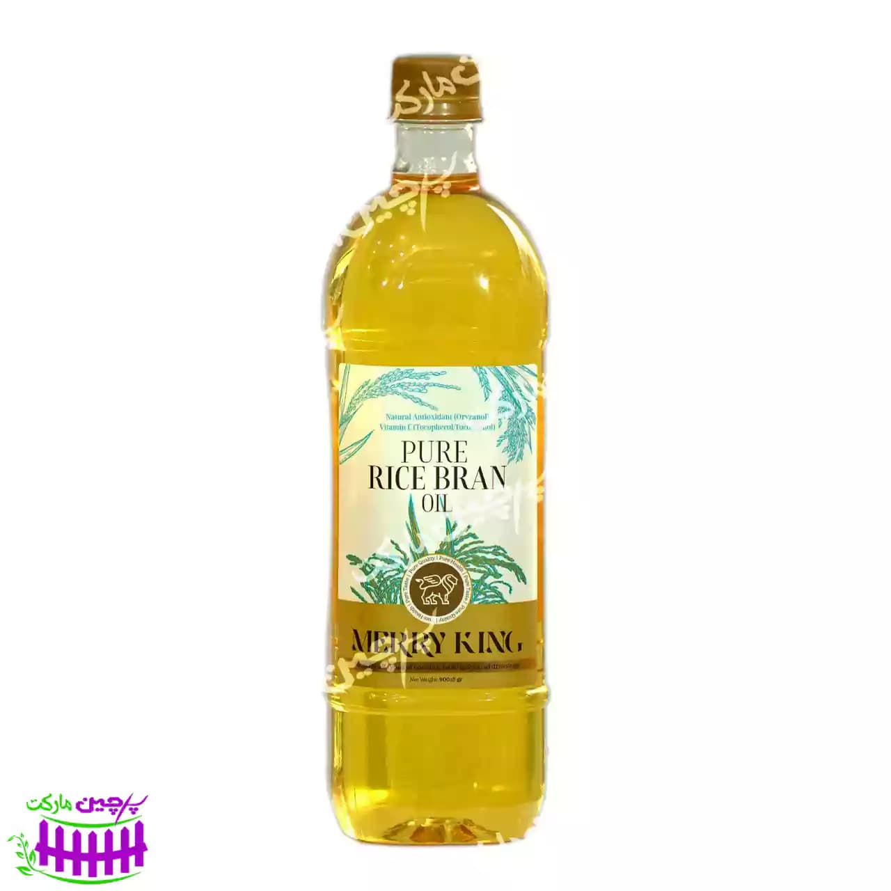 روغن سبوس برنج مری کینگ پالایش برای پخت و پز یک لیتر (merry king)