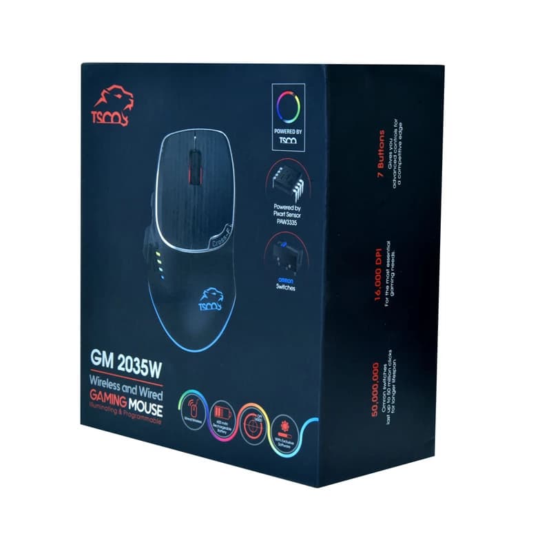 موس بی سیم گیمینگ مدل GM 2035W — تصویر ۷
