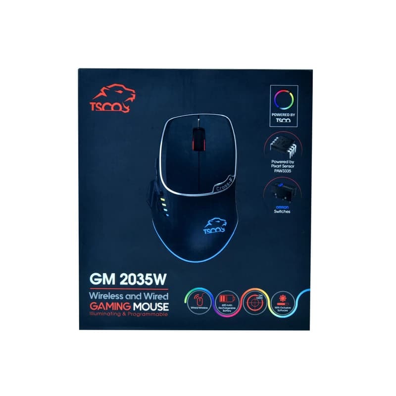 موس بی سیم گیمینگ مدل GM 2035W — تصویر ۶
