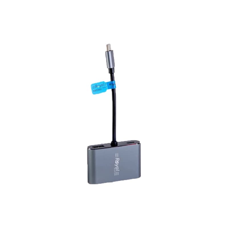 هاب ROYAL RHC2001 TYPE-C 4 IN 1