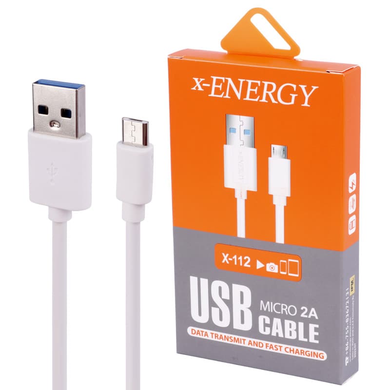 کابل میکرو یو اس بی X-Energy X-112 2A 2m