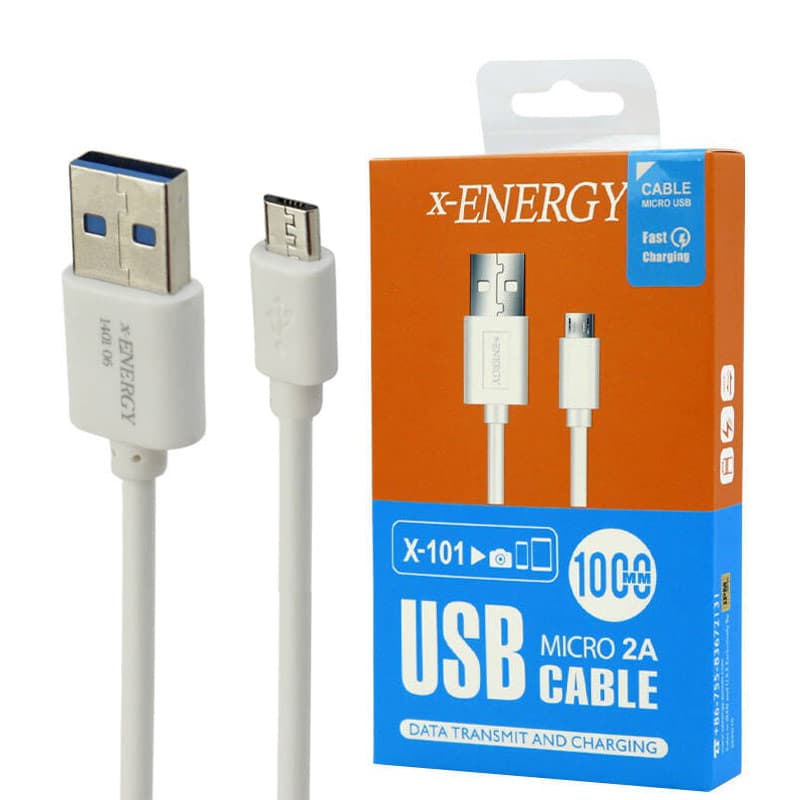 کابل میکرو یو اس بی X-Energy X-101 2A 1m